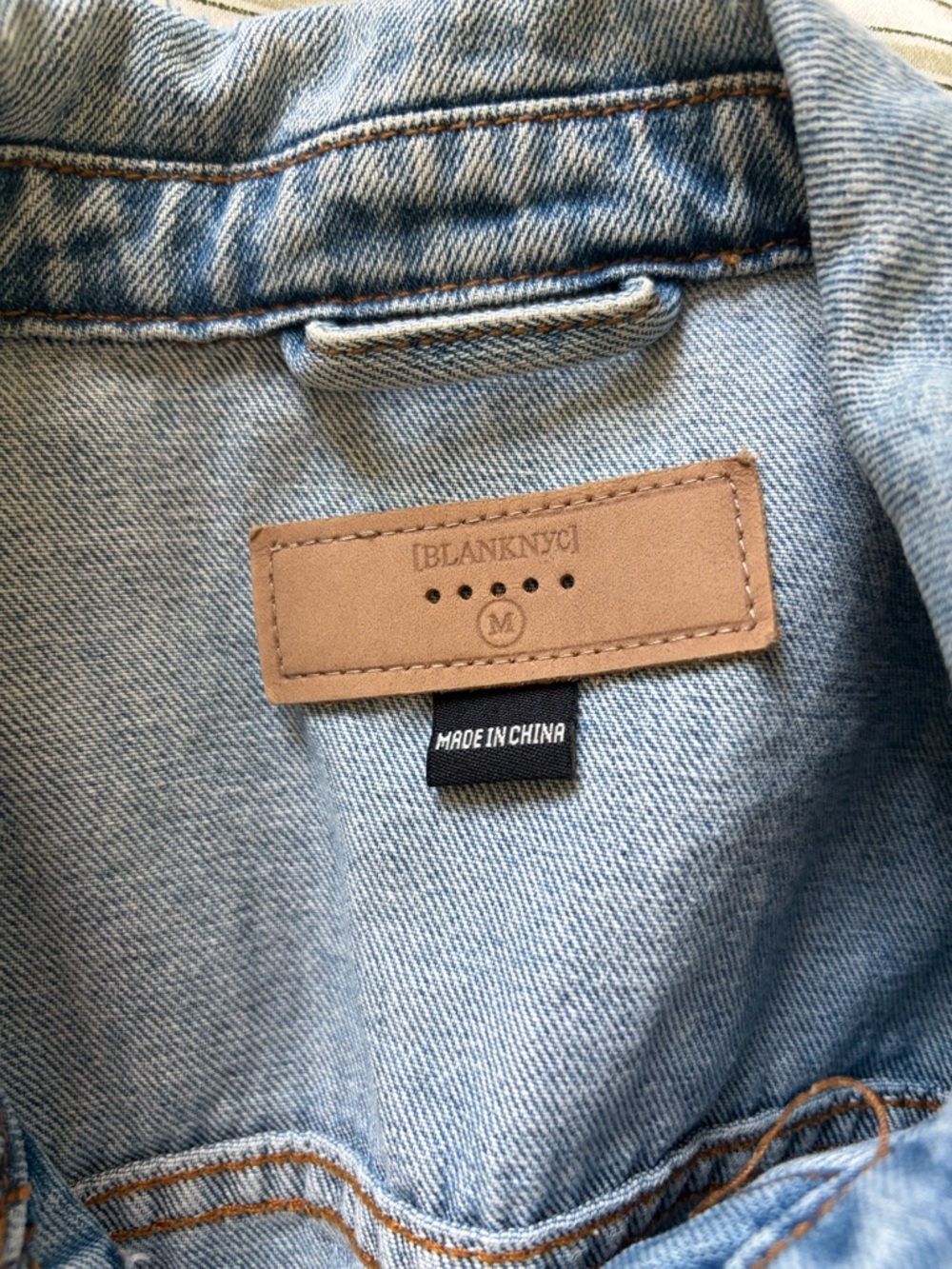 BLANK NYC Light Blue Denim Jacket - Picture 3 of 3